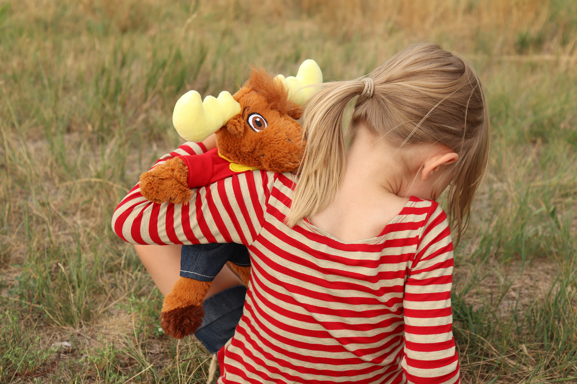 The Tommy Moose plush went through a character design refinement to help kids in times of crisis. 